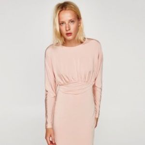 Beautiful blush pink dress from Zara